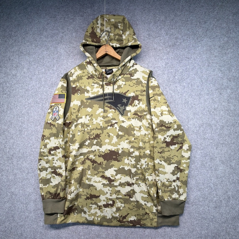 New England Patriots Nike Salute to Service Hoodie Mens XXL NFL Military USA